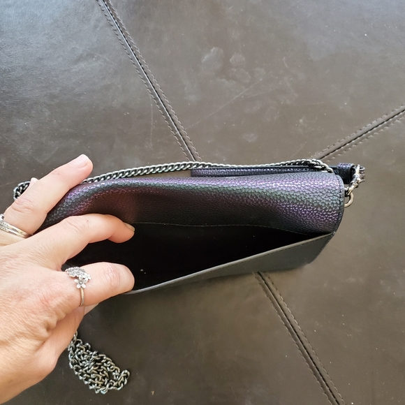 Coach hologram green purple wristlet/crossbody - Picture 2 of 4